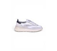 D.A.T.E. Sneakers Athleta in camoscio e Nylon Bianco e Nero Donna W441ATNYWB Bianco 39
