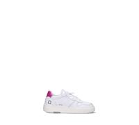 D.A.T.E. COURT CALF Sneaker donna bianca/fucsia in pelle 38