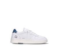 D.A.T.E. COURT CALF Sneaker uomo bianca/blu in pelle 40