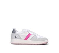 D.A.T.E. COURT SHINY Sneaker donna bianca/fucsia 38