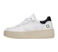 D.A.T.E. Date Woman Sneakers Platform Step White Black - Bianco, 39