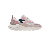 D.A.T.E. Fuga Nylon W381-FG-NY-WF Sneakers Donna in Pelle Colore White Fuxia (Rosa, Sistema Taglie Calzature EU, Adulto, Numero, Media, 41)