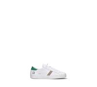 D.A.T.E. HILL LOW CALF Sneaker uomo bianca/verde in pelle 43