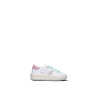 D.A.T.E. HILL LOW PLATFORM Sneaker donna bianca/rosa in pelle 38