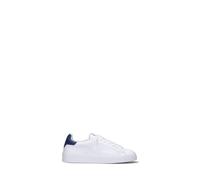 D.A.T.E. LEVANTE CALF Sneaker uomo bianca/blu in pelle 44
