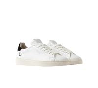 D.A.T.E. Levante Sneaker Uomo in Pelle Bianco e Nero