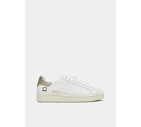 D.A.T.E. - SCARPE DONNA BASE CALF - WHITE / PLATINUM