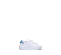 D.A.T.E. SFERA CALF NYLON Sneaker donna bianca/azzurra in pelle 38