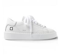 D.A.T.E. Sfera Calf SF-CA-WH Sneaker Donna in Pelle Bianca
