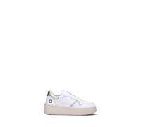 D-A-T-E- Sneaker donna bianca-oro in pelle