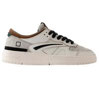 D.A.T.E. Sneaker Uomo Torneo Colored White-Cuoio