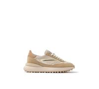 D.A.T.E. Sneakers Athleta in camoscio e Nylon Avorio e Beige Donna W441ATNYIV Beige 41