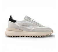 D.A.T.E. Sneakers Athleta in camoscio e Nylon Bianco e Nero Donna W441ATNYWB Bianco 39