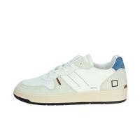 D.A.T.E. Uomo Court 2.0 Nylon White-Bluette Scarpa Sneakers Bianco
