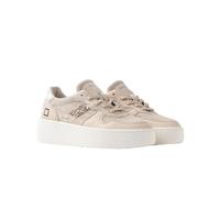 D.A.T.E. Sneakers Donna Court Platform Hairy Beige (Beige, Sistema Taglie Calzature EU, Adulto, Numero, Media, 39)