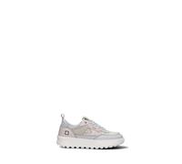 D.A.T.E. Sneaker donna multicolor in pelle naturale e tessuto