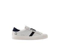 D.A.T.E. Sneakers Hill Low in Pelle Bianco e Blu Uomo M441HLNTWL Bianco 43