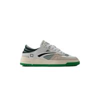 D.A.T.E. Sneakers TORNEO Collar Net White-Green (Bianco Verde, Sistema Taglie Calzature EU, Adulto, Uomo, Numero, Media, 43)