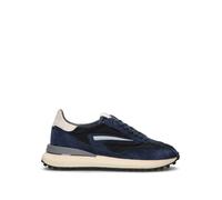 D.a.t.e. Sneakers Uomo Blu Pelle Scamosciata, Tessuto M431-AT-TC-BL-BLU-A113898
