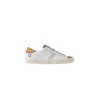 D.A.T.E. Sneakers Uomo Hill Low Scratch White Mustard (White Mustard, Sistema Taglie Calzature EU, Adulto, Uomo, Numero, Media, 44)