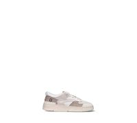 D.A.T.E. TORNEO FRINGED CANVAS Sneaker uomo bianca/beige 44