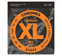 d' Addario ECG23 x 5 (5 pezzi), XL Chromes Flat Wnd, ex, luce (.010-.048).