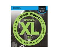 D' ADDARIO EXL165-5 CUSTOM LIGHT CORDIERA PER BASSO ELETTRICO 5 CORDE 045-135