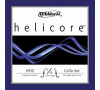 D' Addario H510 - 1/4 m - Set di corde B10 helicore e violoncello 1/4 Scale Medium Tension, 10 pezzi