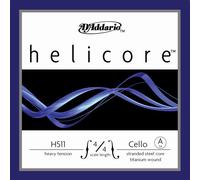 D´Addario Helicore Cello Single A String, 4/4 Scale, Heavy Tension, Bulk 10 - Pack, H511 4/4H