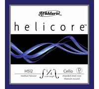 D´Addario Helicore Cello Single D String, 1/4 Scale, Medium Tension, Bulk 10 Pack, H512 1/4M - B10