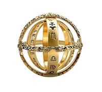 D Anelli per Cucire Anelli per gioielli con anello apribile astronomico vintage scienza Orecchini Anello (Gold, 9)