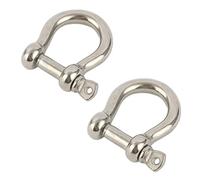 D Anello ad arco M12/0.47, anello a D in acciaio inox 304 per costruzione resistente, sartiame, recupero di veicoli, trascinamento, legame, sospensioni, 2 pezzi