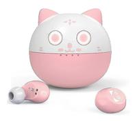 (D)Auricolari wireless per bambini, auricolari in-ear Panda Bluetooth 5.3 con doppio microfono, HiFi