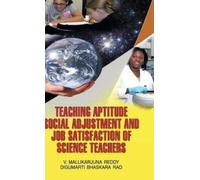 D. B. Rao Teaching Aptitude, Social Adjustment and Job Satisf (Copertina rigida)