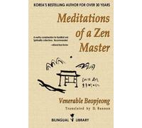 D Bannon Venera Meditations of a Zen Master: English-Korean Parallel (Tascabile)