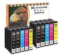 D&C 10x Cartucce d'inchiostro compatibili con Epson 603 XL per Epson Expression Home XP-2100 Series XP-2105 XP-3100 XP-3105 XP-4100 XP-4105 Epson WorkForce WF-2810DWF WF-2830DWF WF-2835DWF WF-2850