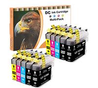 D&C 10x Cartuccia d'inchiostro compatibile per Brother LC123 LC123XL per Brother DCP-J132W DCP-J152W DCP-J552DW MFC-J6520DW MFC-J4510DW MFC-J6920DW DCP-J132W MFC-J4610DW MFC-J470DW MFC-J6720DW