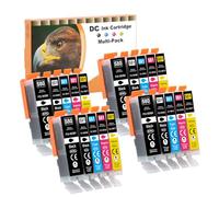 D&C 20x Cartucce compatibili per Canon PGI-580 XXL CLI-581 XXL Sostituzione per Canon Pixma TR7550 TR8550 TS6150 TS6151 TS6250 TS6251 TS8150 TS8151 TS8152 TS8250 TS8251 TS8300 TS9150 TS9155 TS9550