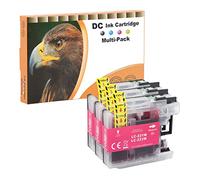D&C 3x Magenta Cartucce d'inchiostro Compatibili per Brother LC223XL per Brother MFC-J5625DW DCP-J4120DW MFC-J5320DW MFC-J4420DW MFC-J4620DW MFC-J480DW DCP-J562DW MFC-J5620DW MFC-J5720DW MFC-J680DW