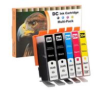 D&C 5x Cartucce Compatibili d'inchiostro Sostituzione per HP 364 364XL per Photosmart 5520 5510 6510 6520 5511 5524 B010a HP Deskjet 3070A 3520 3522 3524 HP Officejet 4620 4622 4610
