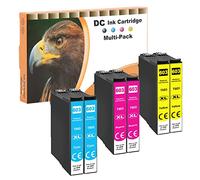 D&C 6x Cartucce d'inchiostro compatibili per Epson 603 XL per Epson Expression Home XP-2100 XP-2105 XP-3100 XP-3105 XP-4100 XP-4105 Epson WorkForce WF-2810DWF WF-2830DWF WF-2835DWF WF-2850