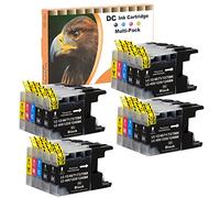 D&C Cartucce compatibili per Brother LC-1220 LC-1240 XL per Brother DCP-J525W DCP-J725DW DCP-J925DW MFC-J280W MFC-J425W MFC-J430W MFC-J425W MFC-J435W MFC-J5910DW MFC-J625DW MFC-J6510DW (20-Pack)