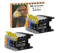 D&C Cartucce compatibili per Brother LC-1220 LC-1240 XL per Brother DCP-J525W DCP-J725DW DCP-J925DW MFC-J280W MFC-J425W MFC-J430W MFC-J425W MFC-J435W MFC-J5910DW MFC-J625DW MFC-J6510DW (10-Pack)