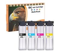 D&C Cartucce compatibili per Epson T9451 T9452 T9453 T9454 per Epson Workforce Pro WF-C5710DWF WF-C5790DWF WF-C5210DW WF-C5290DW Epson WF-C5710 WF-C5790 WF-C5210 WF-C5290 (4-Pack)