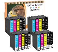 D&C Cartucce d'inchiostro compatibili con Epson 29XL 29 per Epson Expression HomeXP-235 XP-245 XP-247 XP-255 XP-257 XP-332 XP-335 XP-342 XP-345 XP-352 XP-355 XP-432 XP-435 (8BK/4C/4M/4Y)