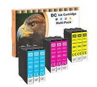 D&C Cartucce d'inchiostro compatibili per Epson 29XL 29 per Expression HomeXP-235 XP-245 XP-247 XP-255 XP-257 XP-332 XP-335 XP-342 XP-345 XP-352 XP-355 XP-432 XP-435 (3Ciano/3Magenta/3Giallo, 9-pack)