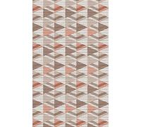 d-c-fix Passatoia in PVC espanso Comfort - Tappetino, rivestimento per pavimenti, tappetino doccia, runner da bagno, antiscivolo, pavimento, cucina, bagno, terrazza Triangoli moderni 65 cm x 2 m