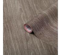 d-c-fix Pellicola Adesiva per mobili legno quercia rovere Sheffield grigio marrone PVC plastica vinile impermeabile decorativa per cucina, armadio, porta carta rivestimento 90 x 210 cm