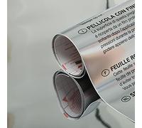 d-c-fix Pellicola Adesiva per mobili Argento Effetto specchio Metallizzata PVC plastica vinile impermeabile decorativa per cucina, armadio, porta carta rivestimento 90 cm x 1,2 m