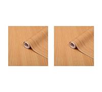 d-c-fix Pellicola Adesiva per mobili legno faggio ramato rosso PVC plastica vinile impermeabile decorativa per cucina, armadio, porta carta rivestimento 45 x 200 cm (Confezione da 2)
